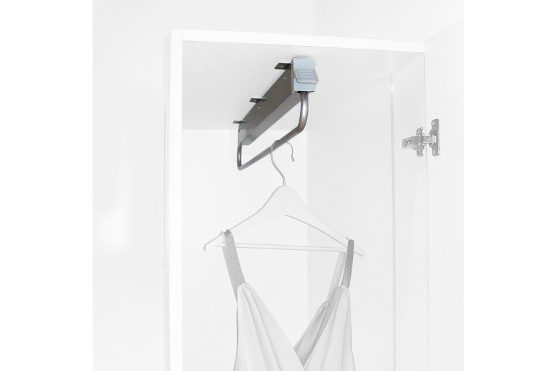 Emuca Self extractable hanger for very deep wardrobes,...