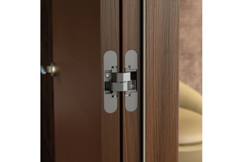 Emuca Invisible hinges for access doors, 60 Kg load,...