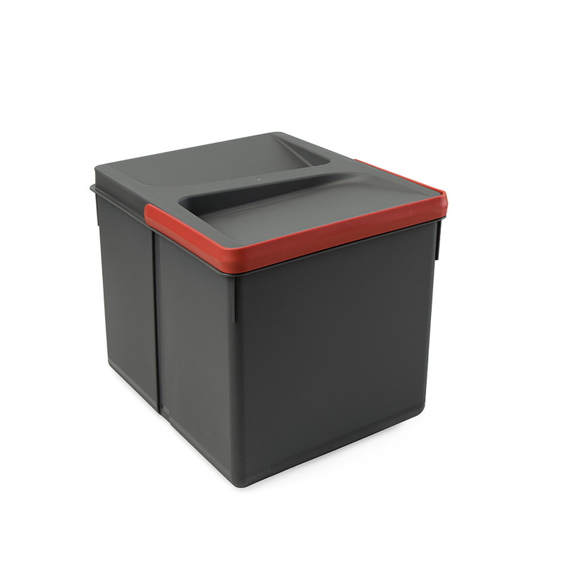 Trash can for kitchen drawer, 12l, gray color - Joldija.lt
