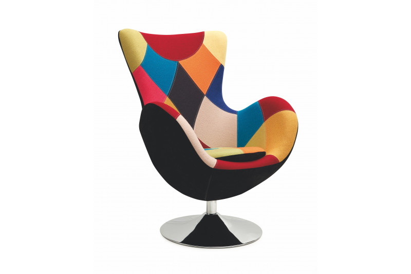 BUTTERFLY chair color: multicolored