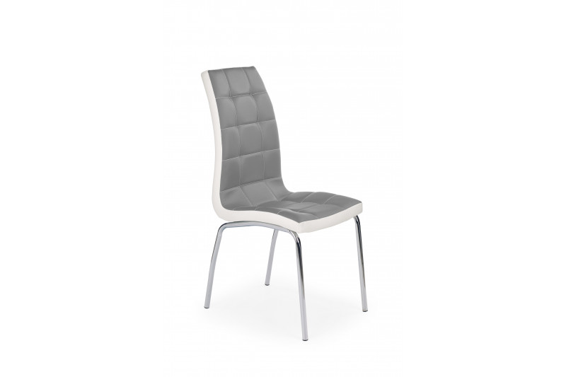 K186 kėdė pilka/balta spalvų