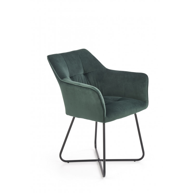 K377 kėdė, tamsiai žalia