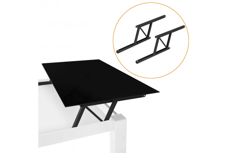 Emuca Set of 2 lift-up mechanisms for coffee tables,...