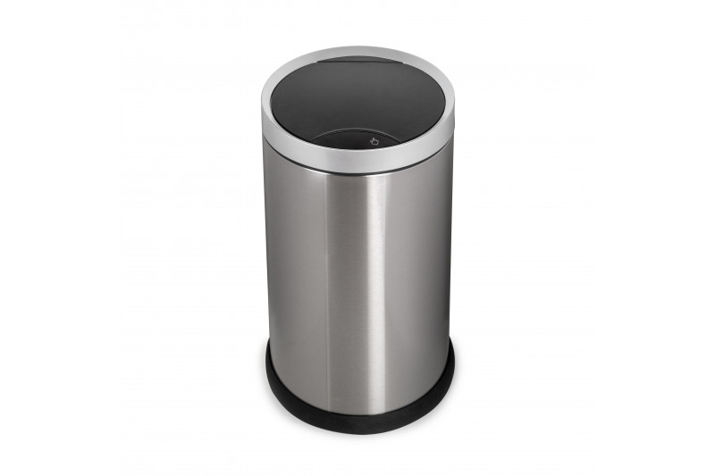Emuca Circular outdoor Recycle garbage can with motion...