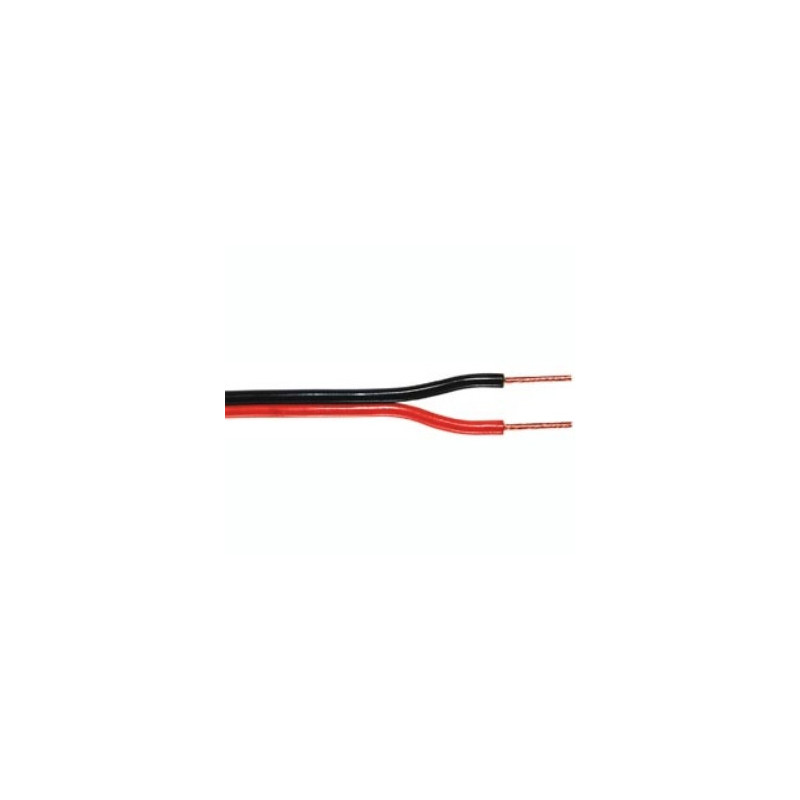 Loudspeaker cable 2x1.5mm², black/red