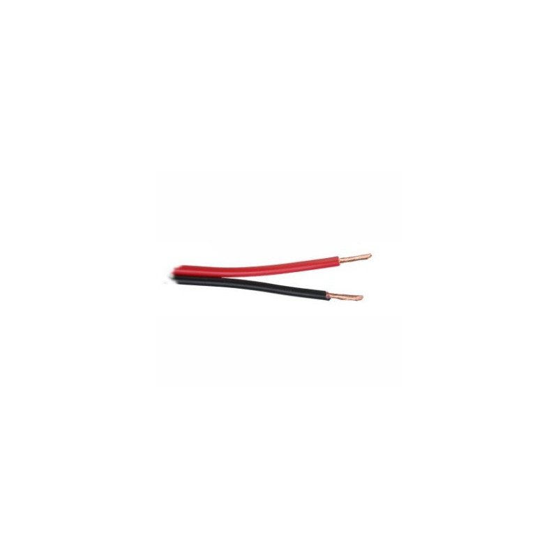 Loudspeaker cable 2x2.5mm², black/red
