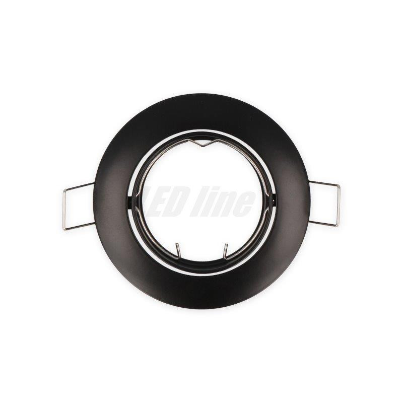 LED line® downlight round adjustable cast black