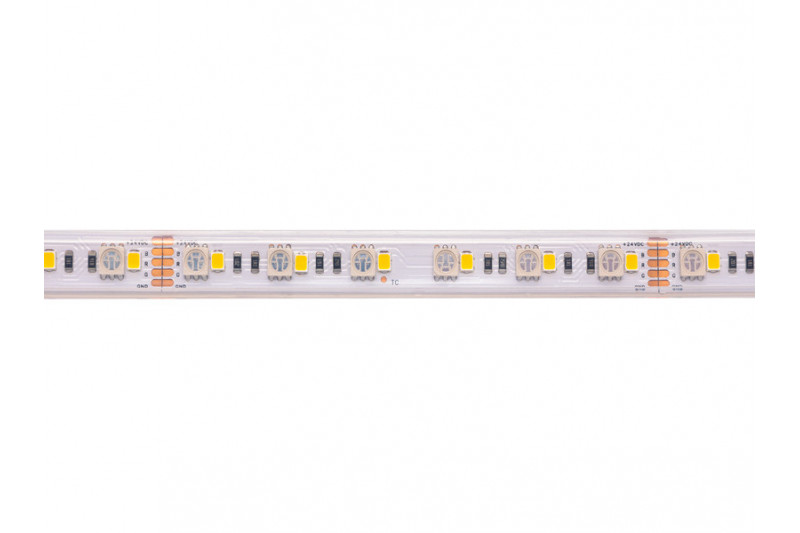 LED strip, 24V, 19.2W/m IP67 RGB +3000K, 1m, PREMIUM AKTO