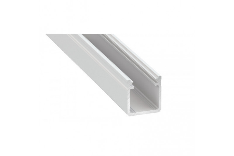 LED profile white lacquered, high, type Y, 2.02m, LUMINES