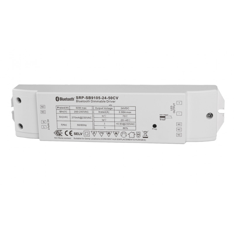 LED power supply, 24Vdc, 50W, with SR-BUS controller,...