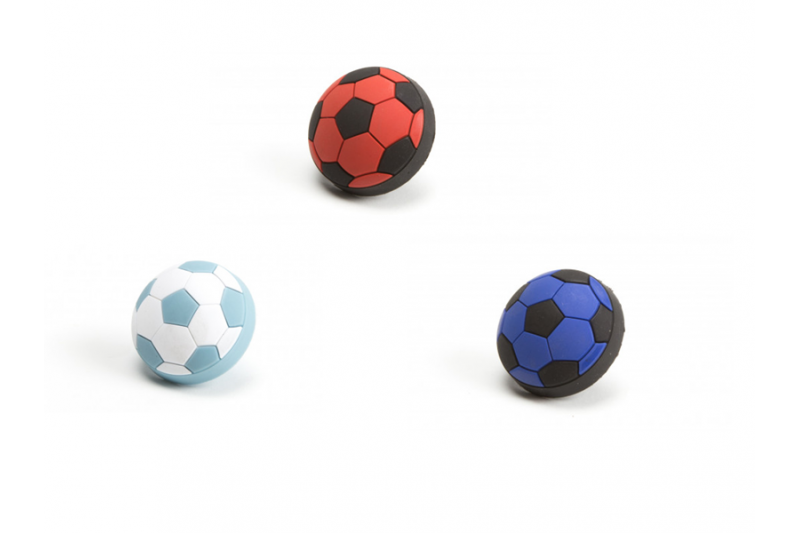 Vaikiška baldų rankenėlė, guminė, kamuolio formos