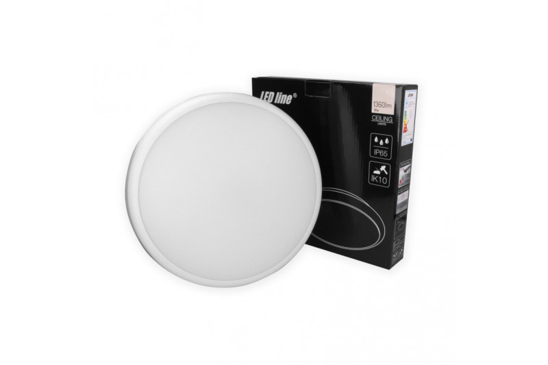 Ceiling luminaire, with motion sensor, hermetic,...