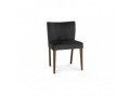 Chair TURIN, velvet fabric, oak frame
