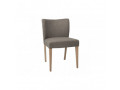 Chair TURIN, velvet fabric, oak frame