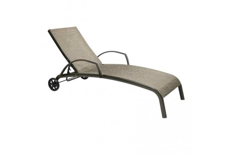 Deck chair MONTREAL-2, beige