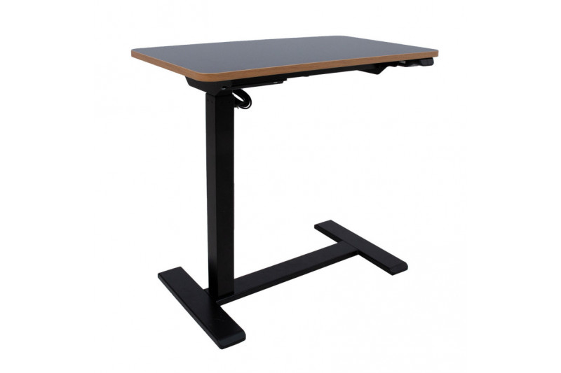 Pakeliamas stalas kompiuteriui Ergo,70x40 cm, juodas
