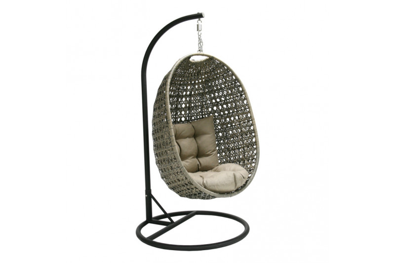 Hanging chair CORA grey