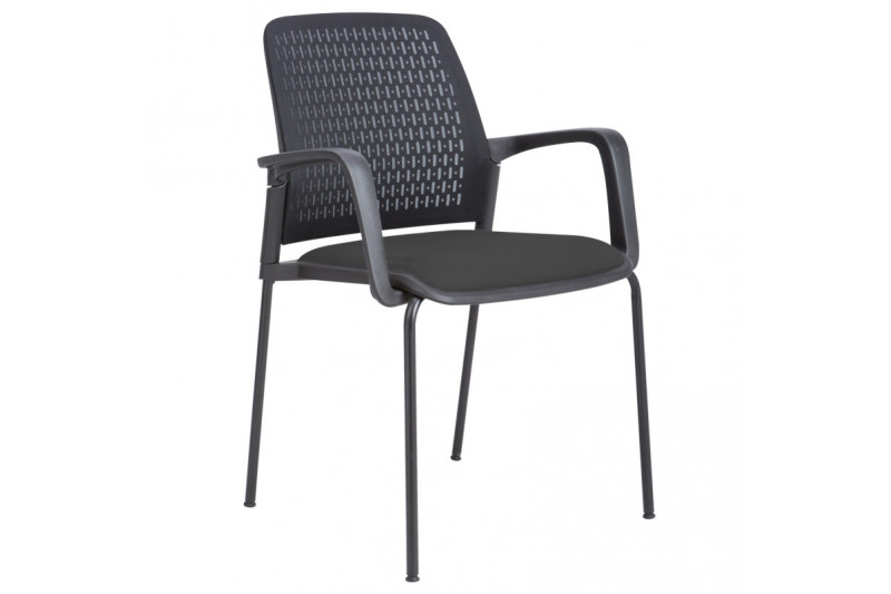 Guest chair FUSION black