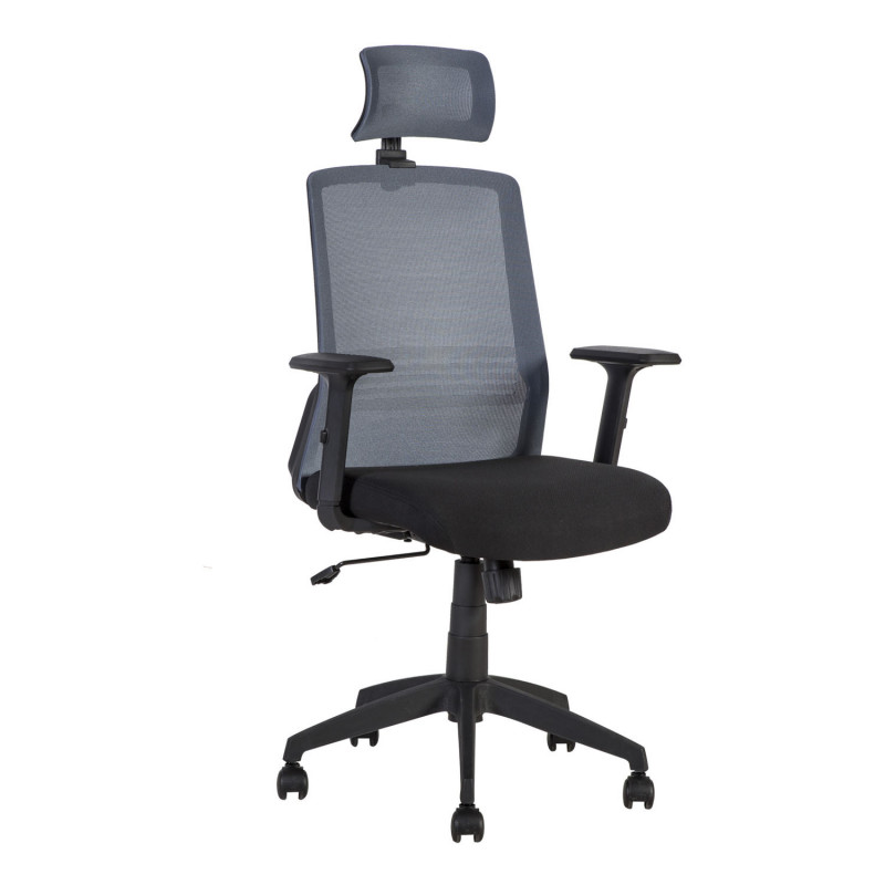 Biuro kėdė BRAVO, pilka/juoda