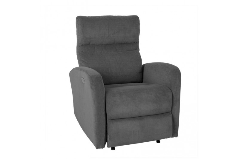Armchair SAHARA recliner, dark grey