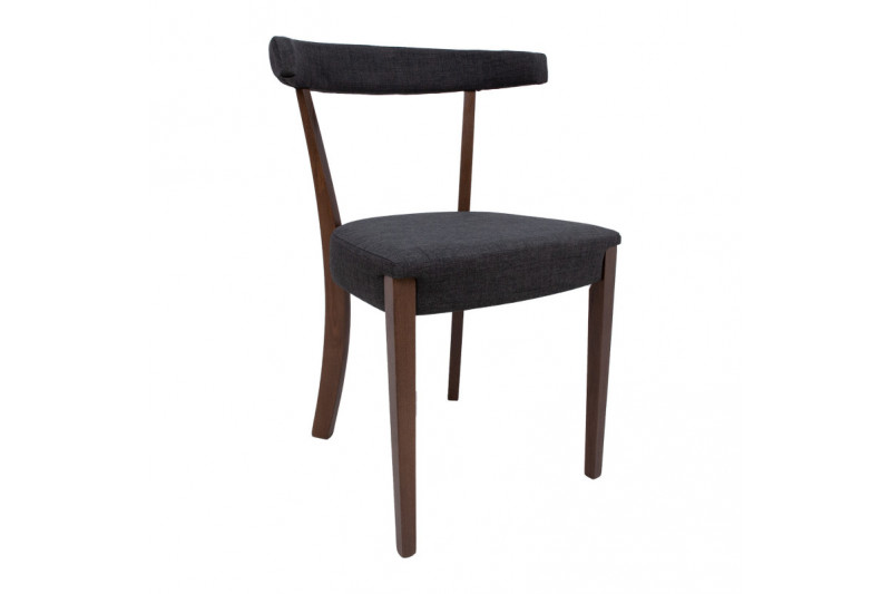 Chair ADELE dark grey/beech