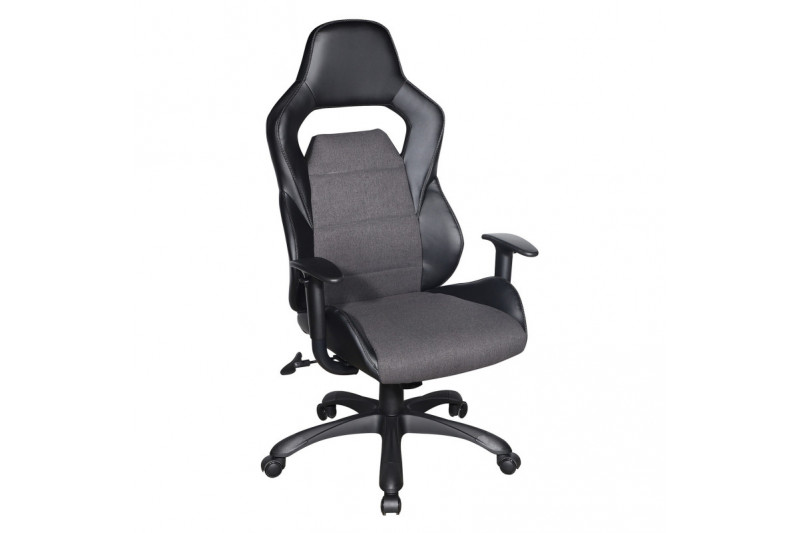 Biuro kėdė COMFORT, juoda/pilka