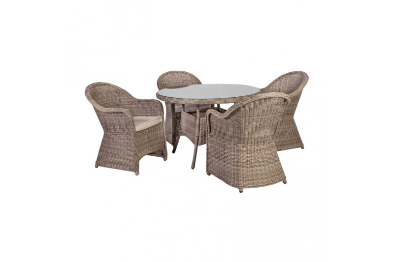 Garden furniture set TOSCANA table, 4 chairs