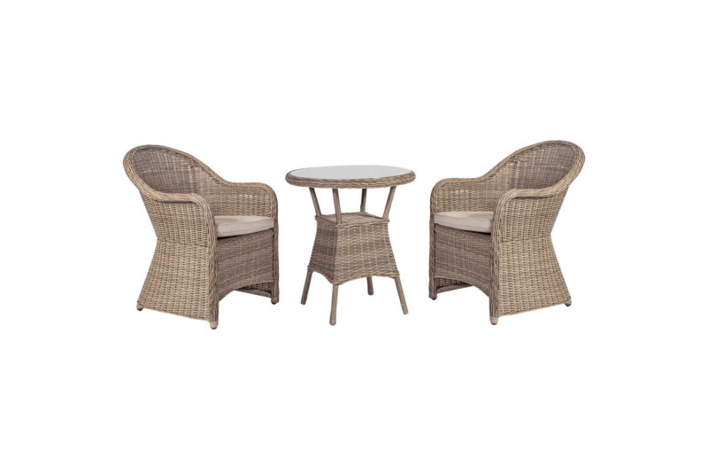 Garden furniture set TOSCANA table and 2 chairs