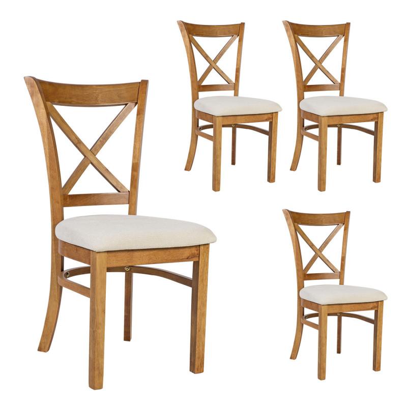 Chairs MIX & MATCH white (set of 4 pcs) - Joldija.lt