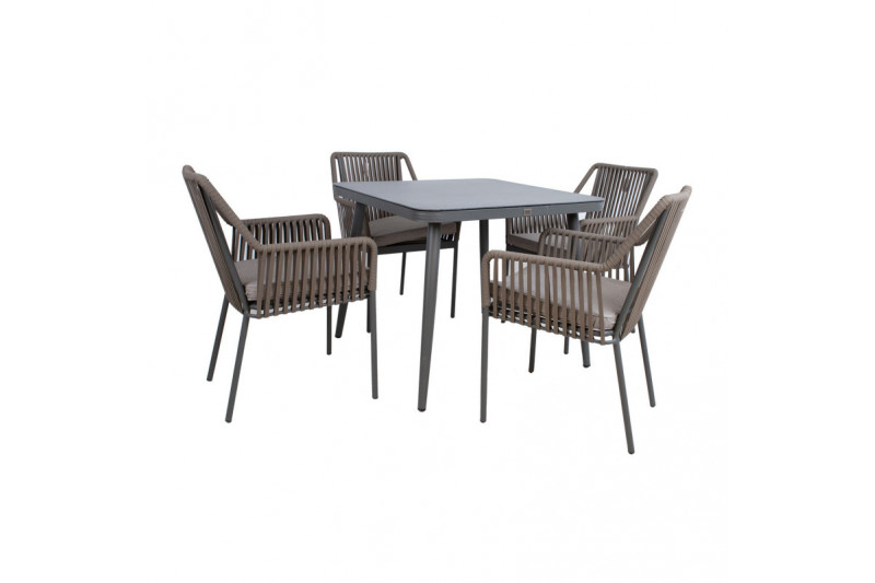 Garden furniture set ANDROS table and 4 chairs