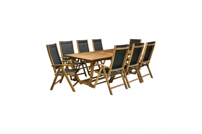 Garden furniture set FUTURE table, 8 chairs