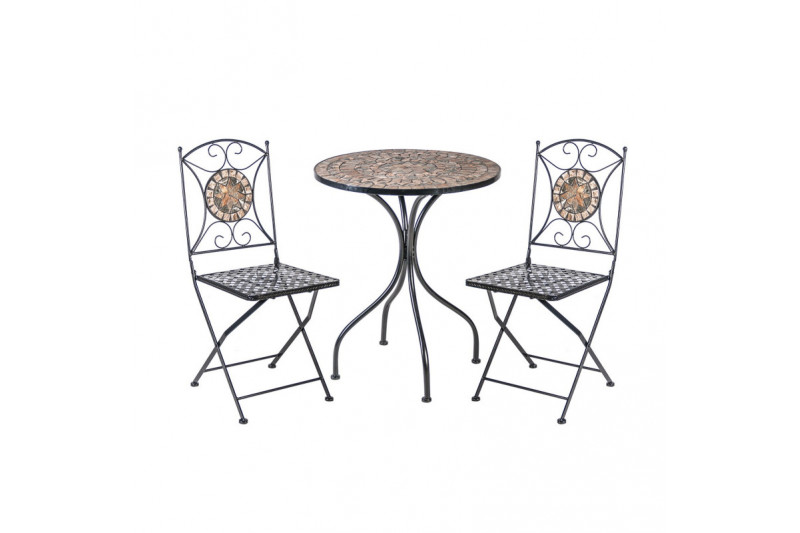 Balcony set MOSAIC table and 2 chairs