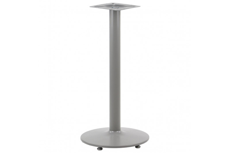 Table base,  ⌀460mm, H=1100mm, painted, aluminum (gray)