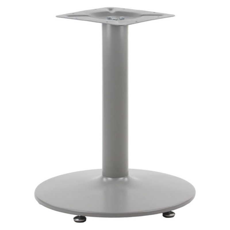 Table base,  ⌀460mm, H=575mm, aluminum (gray) - Joldija.lt
