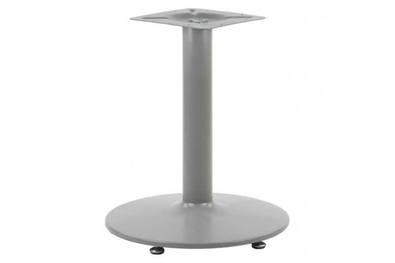 Table base,  ⌀460mm, H=575mm, painted, aluminum (gray)