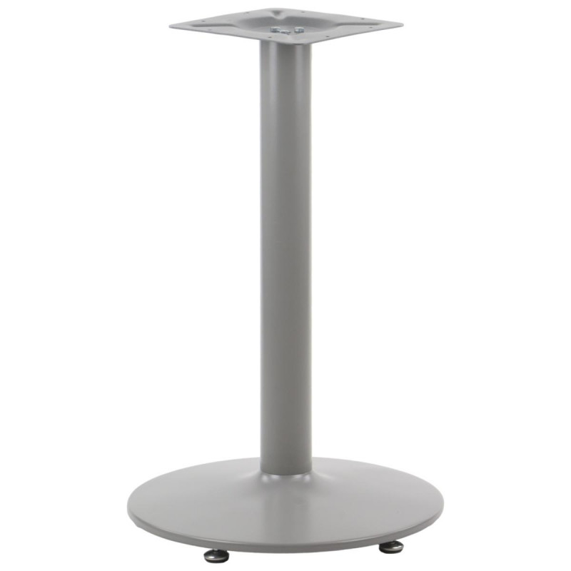 Table base,  ⌀460mm, H=720mm, aluminum (gray) - Joldija.lt