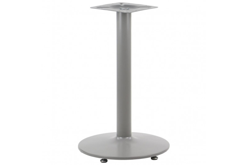 Table base,  ⌀460mm, H=720mm, painted, aluminum (gray)