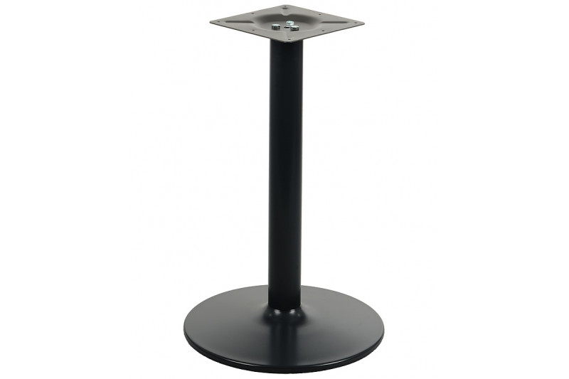 Table base,  ⌀460mm, H=720mm, painted, black