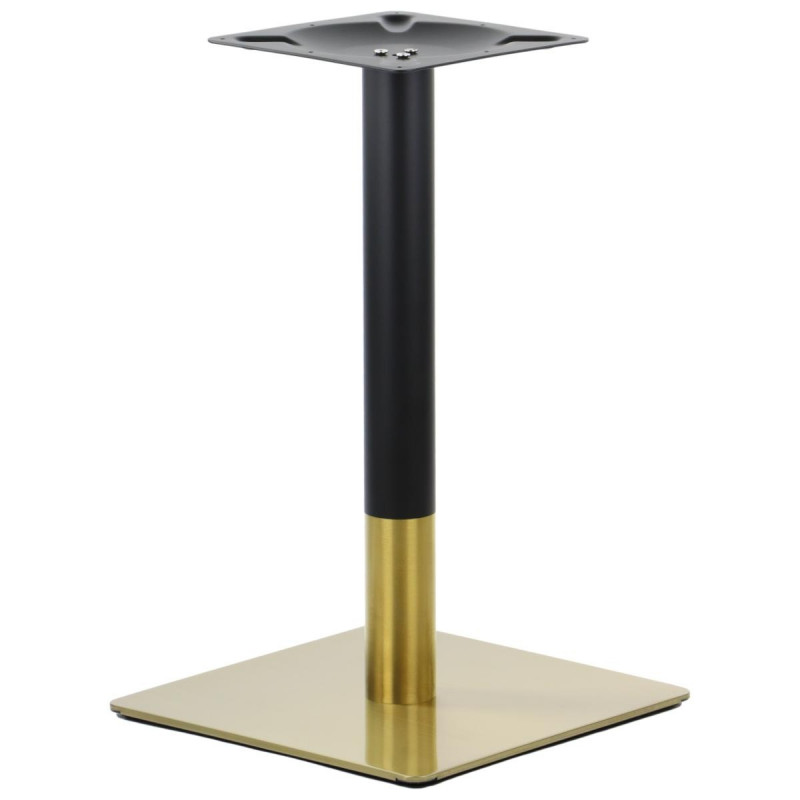 Table base,  700x400mm, H=725mm, two legs, gold/black -...