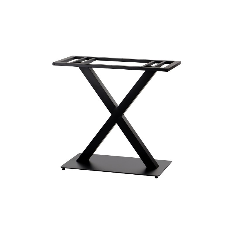 Table base,  695x395mm, H=730mm, black - Joldija.lt
