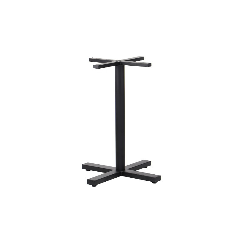 Table base,  580x580mm, H=725mm, black steel - Joldija.lt