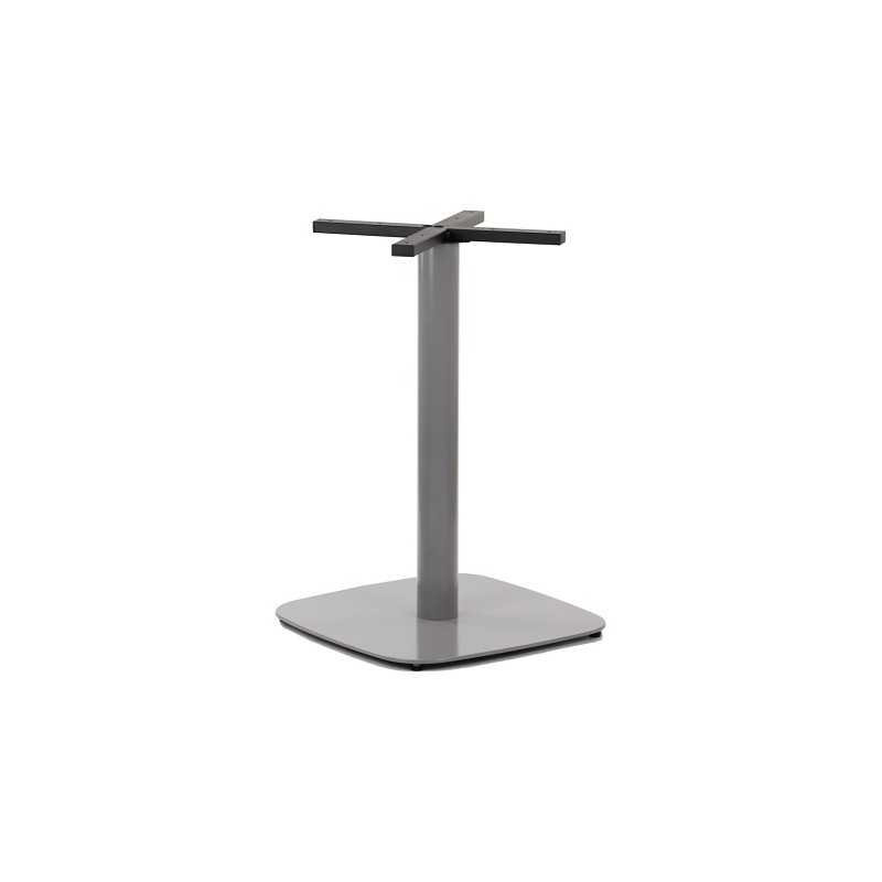 Table base,  500x500mm, H=730mm, aluminum (gray) -...