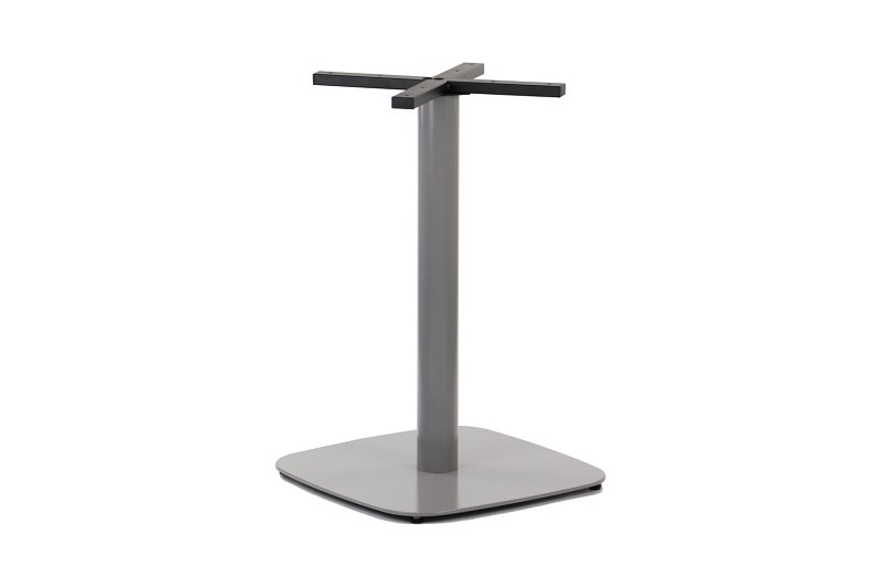 Table base,  500x500mm, H=730mm, painted, aluminum (gray)