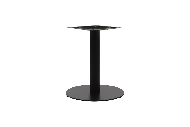 Table base,  ⌀450mm, H=575mm, painted, black