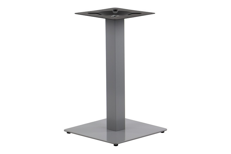Table base,  450x450mm, H=725mm, painted, aluminum (gray)