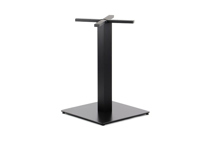Table base,  550x550mm, H=730mm, painted, black