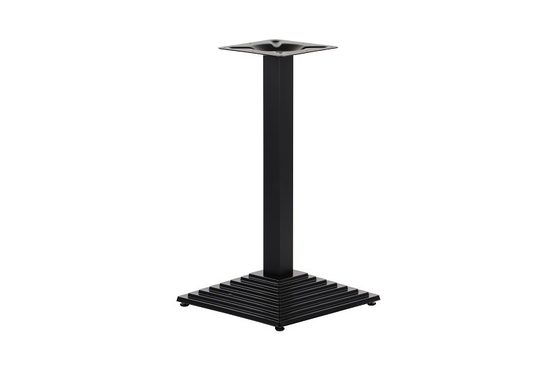 Table base,  410x410mm, H=725mm, painted, black
