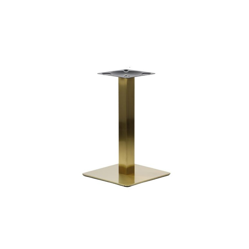 Table base, 450x450mm, H=725mm, GOLD stainless steel -...