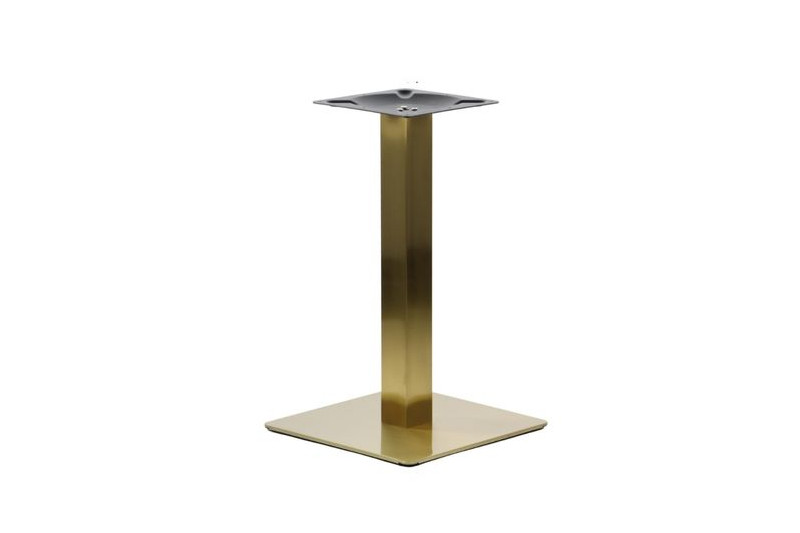 Table base,  450x450mm, H=725mm, GOLD stainless steel