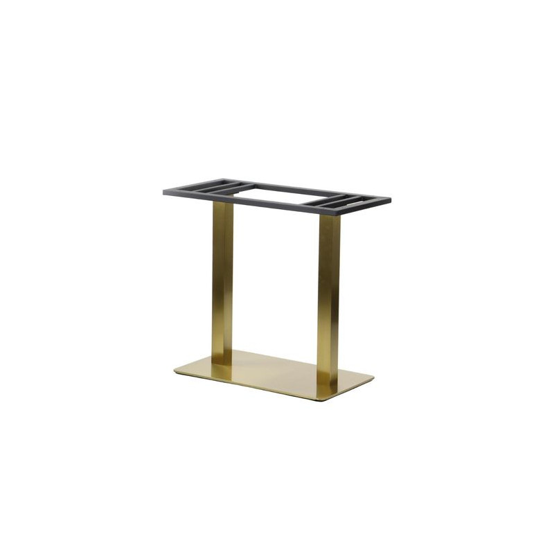 Table base, 700x400mm, H=725mm, GOLD stainless steel -...